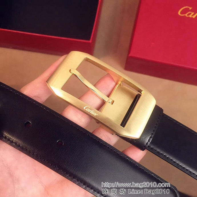 CARTIER卡地亞 2018秋冬系列 正品開模 Italy專櫃在售正品 原版皮男款皮帶  xfp1034